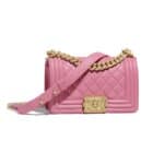Chanel Pink Boy Chanel Small Flap Bag