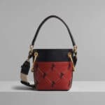 Chloe Earthy Red Embroidered Mini Roy Bucket Bag