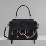 Chloe Full Blue Horse Embroidered Small Faye Day Bag