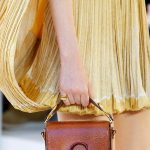 Chloe Sepia Brown Patent Mini Flap Bag - Spring 2019