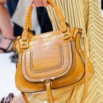 Chloe Tan Crocodile Marcie Bag - Spring 2019