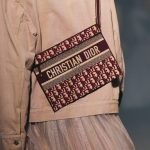 Dior Burgundy Oblique Canvas Small Messenger Bag - Spring 2019