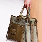 Fendi Beige PVC/Leather Peekaboo Defender Bag 2 - Spring 2019