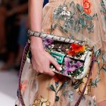 Fendi Multicolor Embellished Baguette Bag - Spring 2019