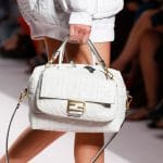 Fendi White Embossed Baguette and Duffle Bags - Spring 2019