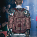 Gucci Burgundy GG Supreme Backpack Bag - Spring 2019