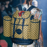 Gucci Yellow GG Supreme Backpack Bag - Spring 2019