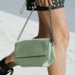 Hermes Mint Green Crocodile Opli Chain Bag - Spring 2019