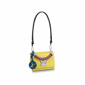 Louis Vuitton Vert Acide Epi Braided Handle Twist PM Bag