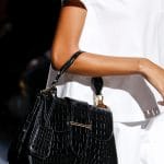 Prada Black Crocodile Sidonie Top Handle Bag - Spring 2019