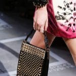 Prada Black Studded Mini Hobo Bag 2 - Spring 2019