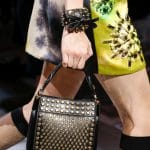 Prada Black Studded Mini Hobo Bag - Spring 2019