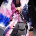 Prada Black/Pink Sidonie Top Handle Bag - Spring 2019