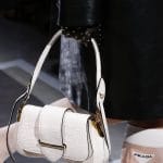 Prada White Crocodile Sidonie Flap Bag - Spring 2019