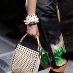 Prada White Studded Mini Hobo Bag - Spring 2019