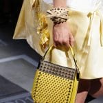 Prada Yellow Studded Mini Hobo Bag - Spring 2019