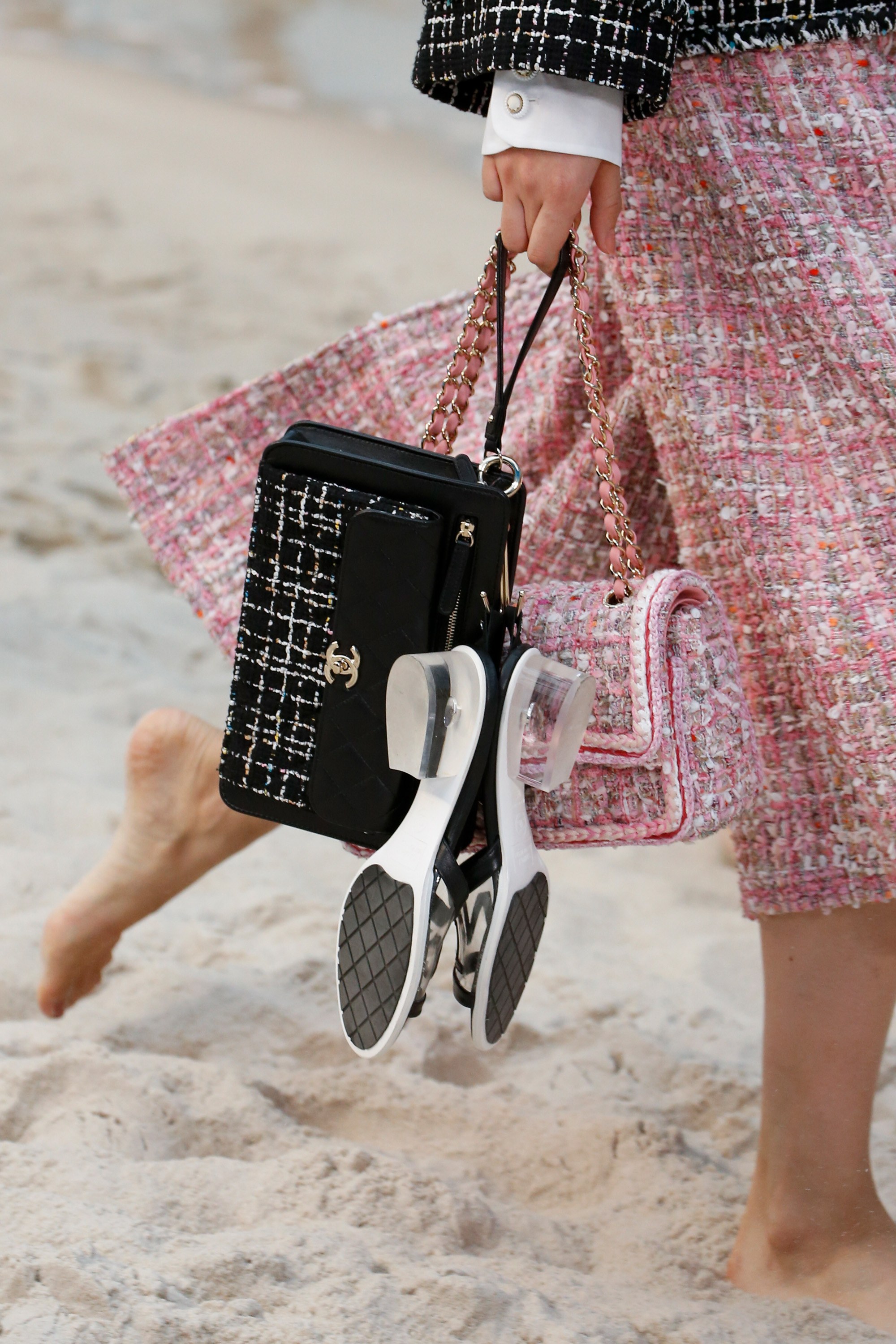 Chanel Sand Bag - 3 For Sale on 1stDibs