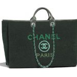 Chanel Shearling Deauville Shopping Bag