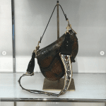 Dior Brown Crocodile Saddle Bag - Spring 2019