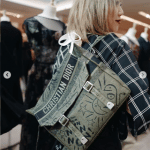 Dior Green Embroidered Backpack Bag - Spring 2019