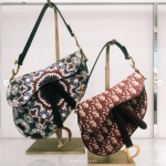 Dior Multicolor Embroidered and Oblique Canvas Saddle Bags - Spring 2019