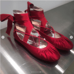 Dior Red Ballet Flats - Spring 2019