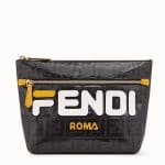 Fendi Black Fendi Mania Pyramid Pouch Bag