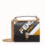 Fendi Black/Pink Fendi Mania Kan I Small Bag