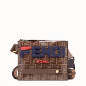 Fendi Brown Fendi Mania Messenger Bag