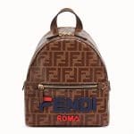 Fendi Brown Fendi Mania Mini Backpack Bag