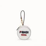 Fendi White Fendi Mania Backpack Charm 1