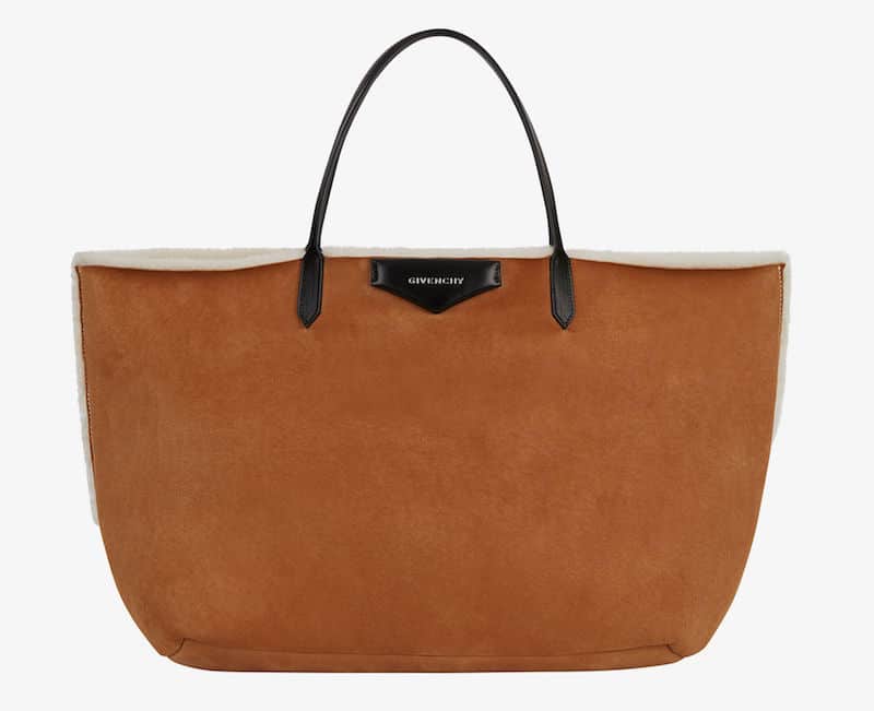 Givenchy Shearling Antigona Shopping Bag
