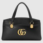 Gucci Black Arli Large Top Handle Bag