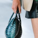 Louis Vuitton Blue/Black Crocodile Oval Bag - Spring 2019