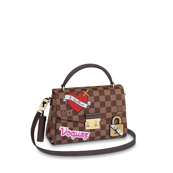 Louis Vuitton Limited Edition Damier Ebene Patches Croisette