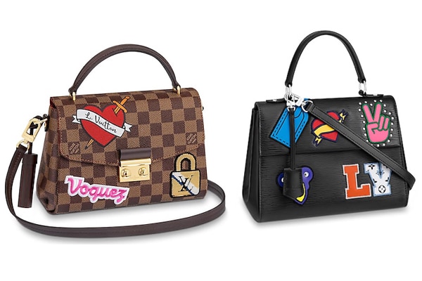 Louis Vuitton Limited Edition Damier Ebene Patches Croisette