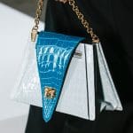 Louis Vuitton Gray/Turquoise Crocodile Flap Bag 2 - Spring 2019