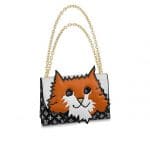 Louis Vuitton Orange Cat Chain Clutch Bag