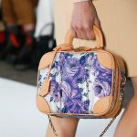 Louis Vuitton Silver/Purple Floral Python Vanity Case Bag - Spring 2019