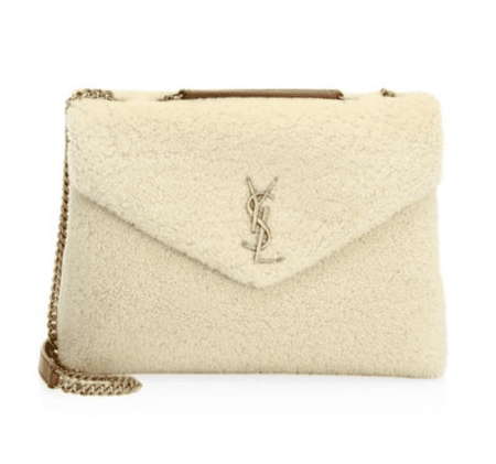 Saint Laurent Shearling Lou Lou Bag