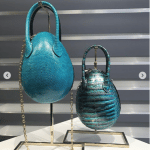 Louis Vuitton Blue Python and Crocodile Egg Bags - Spring 2019