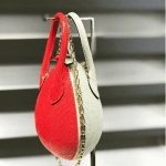 Louis Vuitton Red/White Python Egg Bag - Spring 2019