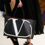 Valentino Black Logo Tote Bag - Spring 2019