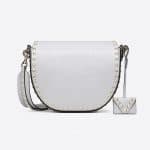 Valentino Light Grey Rockstud Crossbody Bag