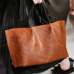 Valentino Tan Embossed Tote Bag - Spring 2019