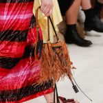 Valentino Tan Fringed Mini Bucket Bag - Spring 2019