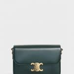 Celine Amazone Shiny Calfskin Medium Triomphe Bag