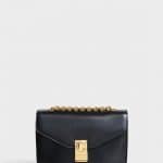 Celine Black Shiny Calfskin Medium C Bag