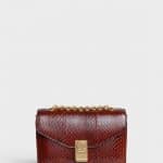 Celine Brown Watersnake Medium C Bag