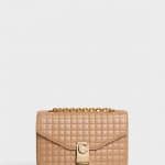 Celine Light Camel Quilted Calfskin Medium C Bag